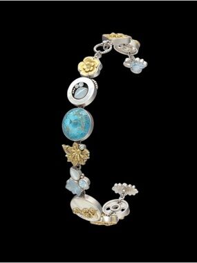 Mars & Valentine sterling Link Bracelet - Women Jewelry